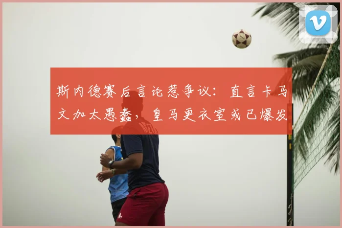 斯内德赛后言论惹争议：直言卡马文加太愚蠢，皇马更衣室或已爆发冲突
